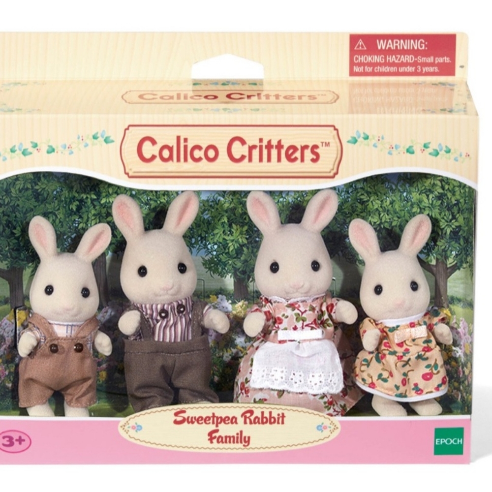 Calico Critters Milk Rabbit Family Set